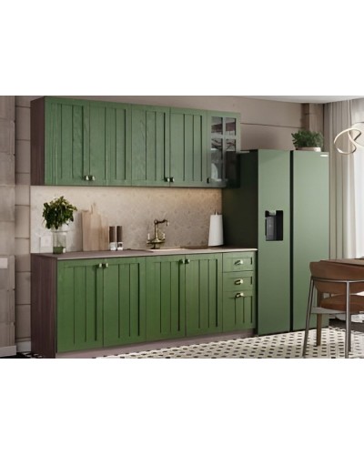 Кухня Прованс 2.0 м Белоснежное дерево, Раус