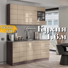 Инесса кухня 1.6 м Капучино глянец