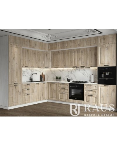 Кухня Шале 2м Дуб Песочный, Раус