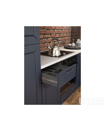 Глэдис 1.6 м кухня Белый снег Грей, Раус