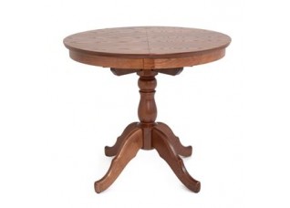 Стол обеденный Круглый-0090 (средний тон)