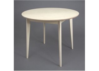 Круглый стол Рэй-d900 (Беленый дуб/Беленый дуб) нераскладной