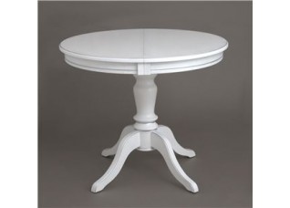 Стол "Эгина-2" (Белый/патина серебро/шпон дуб)