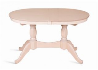 Стол обеденный Лилия-1300 (беленый дуб)