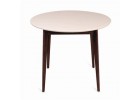 Круглый стол Рэй-d900 (Темный тон /Слоновая кость 9001) нераскладной, Поставщик №78