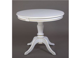 Стол "Эгина-2" (Белый/патина золото)