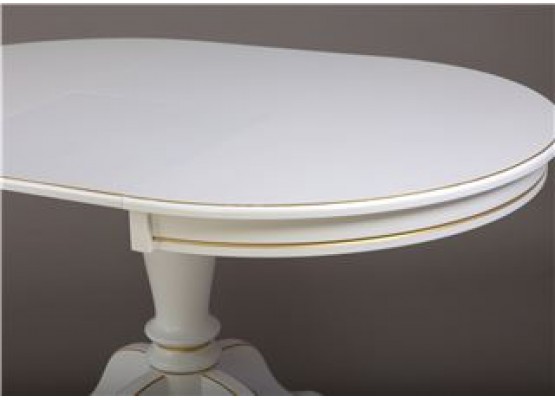 Стол "Эгина-2" (Белый/патина золото), Поставщик №78