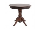 Стол "Милорд" (90х120 + юбка) т.орех+патина черный, Поставщик №78
