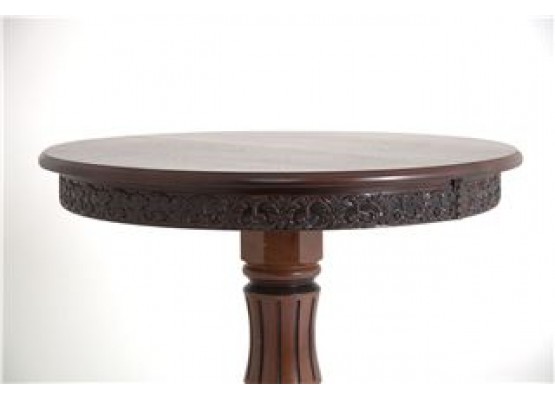 Стол "Милорд" (90х120 + юбка) т.орех+патина черный, Поставщик №78