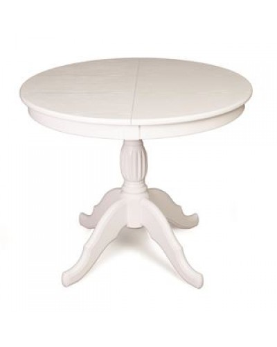 Стол обеденный Лилия-0090 (белая эмаль)