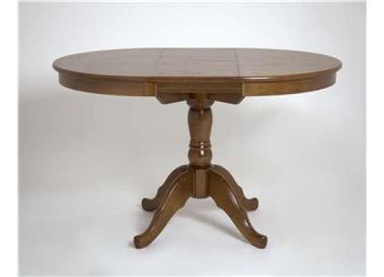 Стол Круглый (Орех темный/массив березы, Шпон), Поставщик №78