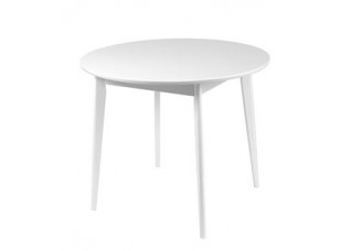 Круглый стол Рэй-d900 (Белая эмаль /Белая эмаль) нераскладной