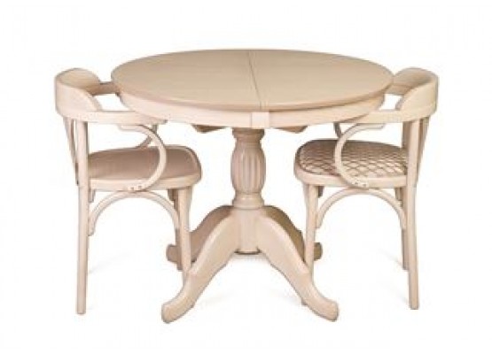 Стол обеденный Лилия-0090 (беленый дуб), Поставщик №78