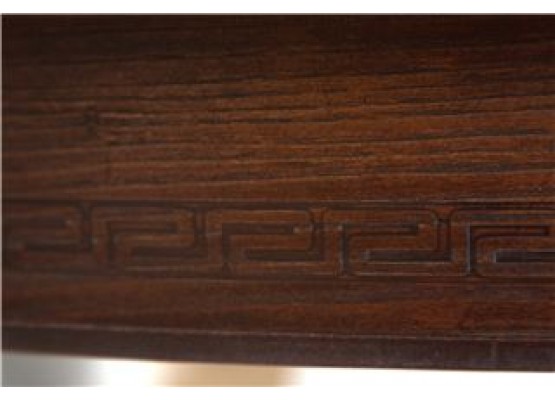 Стол овальный "Милорд-150" 90х150х200 (темный орех/патина темная), 