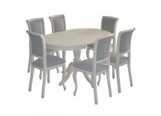 Стол "Эгина-2" (Эмаль тон 11/шпон бук) тип 2, Поставщик №78