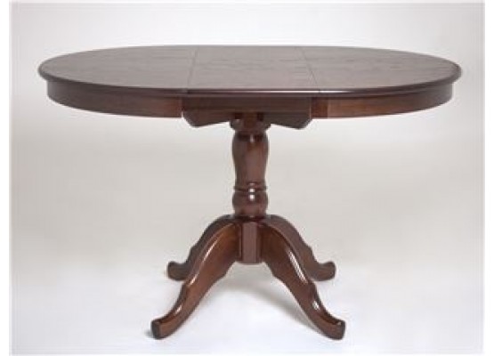 Стол Круглый (Шоколад имп.) /массив березы, Шпон), Поставщик №78