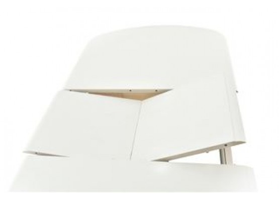 Стол "Прага 110" раздвижной (1100х700 / Цвет дерева: Тон 9 Эмаль белая), Поставщик №78