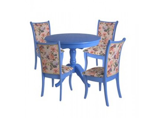 Стол Круглый (Лаванда/массив березы, Шпон), Поставщик №78