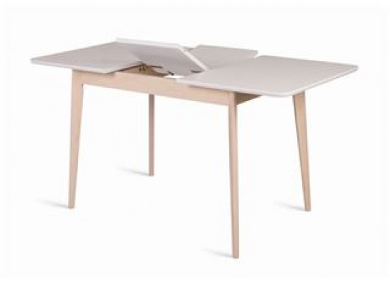 Прямоугольный стол Рэй-1200 (беленый дуб/белая эмаль), Поставщик №78