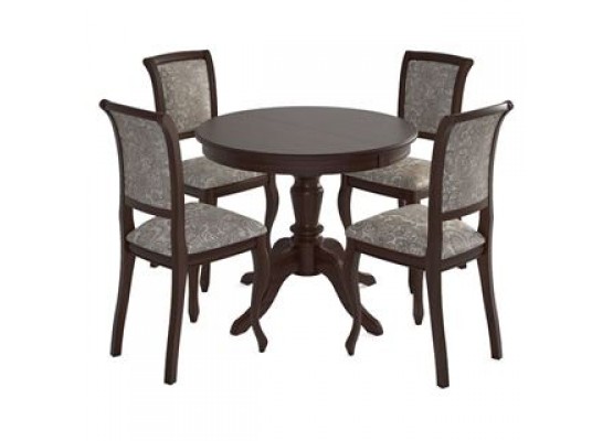 Стол "Эгина-2" (Темный орех/шпон дуб) Тип 2, Поставщик №78