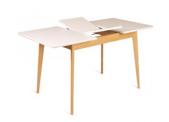 Прямоугольный стол Рэй-1200 (натуральный / белая эмаль), Поставщик №78