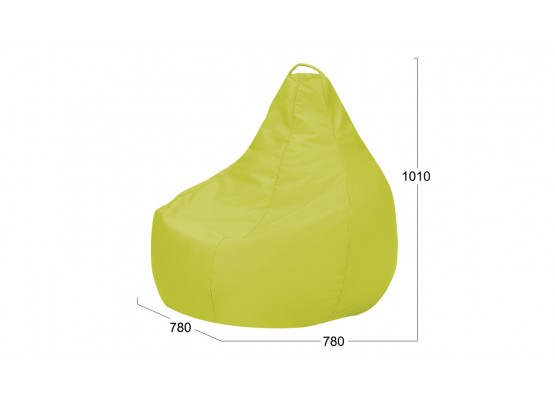 Кресло-мешок «Купер» M Зеленый, ТриЯ