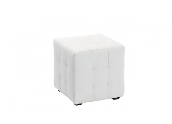 Пуф Тип 1 Экокожа белый, ТриЯ