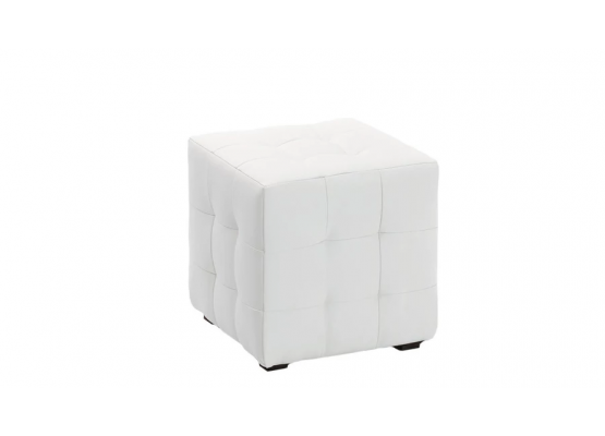 Пуф Тип 1 Экокожа белый, ТриЯ