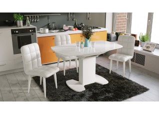 Стол обеденный «Портофино» - СМ(ТД)-105.02.11(1) Белый