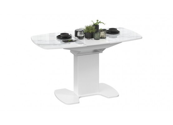 Стол обеденный «Портофино» - СМ(ТД)-105.01.11(1) Белый, Белый, Серый, ТриЯ