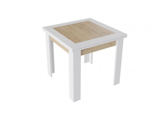 Стол раздвижной «Хьюстон» тип 3 Белый, Светло-коричневый, ТриЯ