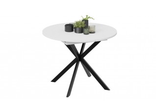 Стол обеденный раздвижной «Мэдисон» Тип 1 Черный, Белый