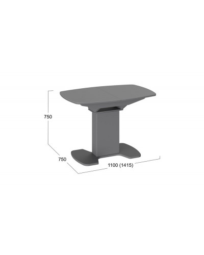 Стол обеденный «Портофино» - СМ(ТД)-105.01.11(1) Серый - 1
