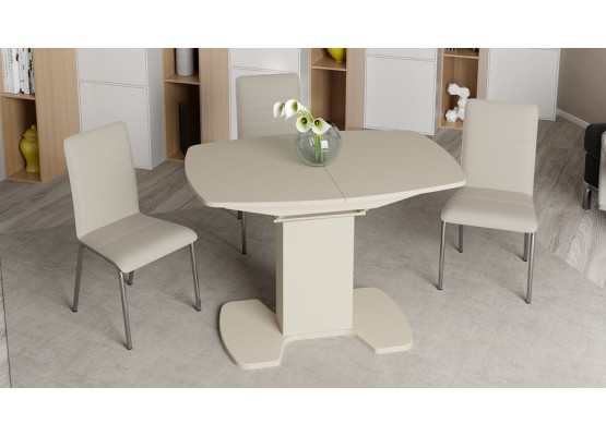 Стол обеденный «Портофино» - СМ(ТД)-105.01.11(1) Бежевый, ТриЯ