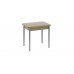 Стол обеденный с хромированными ножками «Mist» - ПМ-204.02.2 Бледно-коричневый - 1