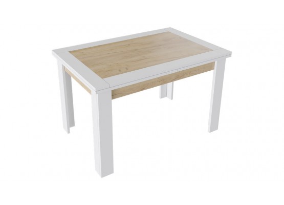 Стол раздвижной «Хьюстон» тип 4 Белый, Светло-коричневый, ТриЯ