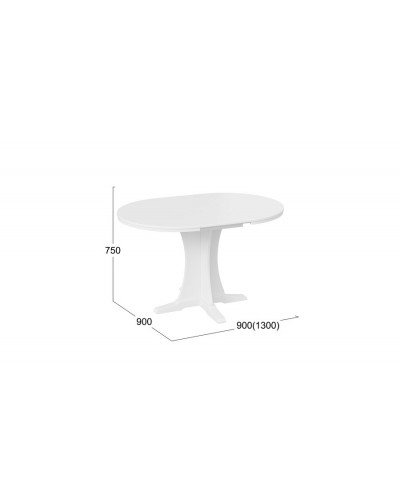Стол обеденный «Amadeo» 1 - МО-036 Белый - 1
