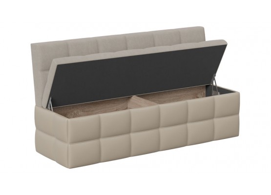 Скамья прямая «Домино» Исп. 2 Кожзам, Велюр, ТриЯ