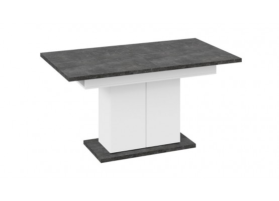 Стол раздвижной «Детройт» Тип 1 - 009.000.000 Белый, Асфальтный, ТриЯ