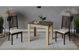 Стол обеденный «Промо» тип 1 - 011.000.000 Светло-коричневый, Асфальтный