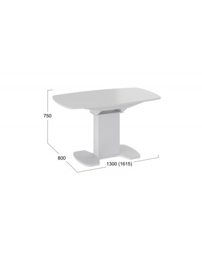 Стол обеденный «Портофино» - СМ(ТД)-105.02.11(1) Белый - 1
