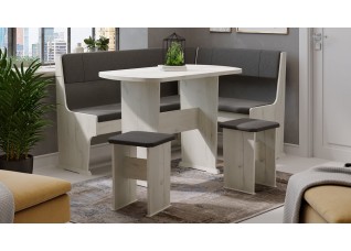 Кухонный уголок «Рио» Платиновый, Серый