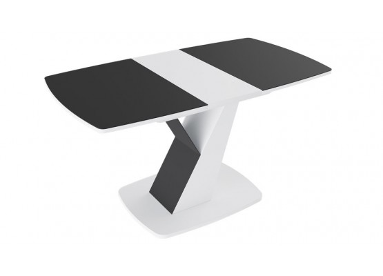 Стол обеденный «Гарда» Тип 1 Белый, Черный, ТриЯ