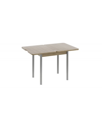 Стол обеденный с хромированными ножками «Mist» - ПМ-204.02.2 Бледно-коричневый - 2