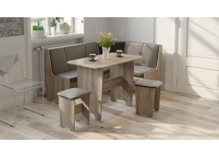 Кухонный уголок «Техас» Исп.1 Светло-коричневый, Коричневый