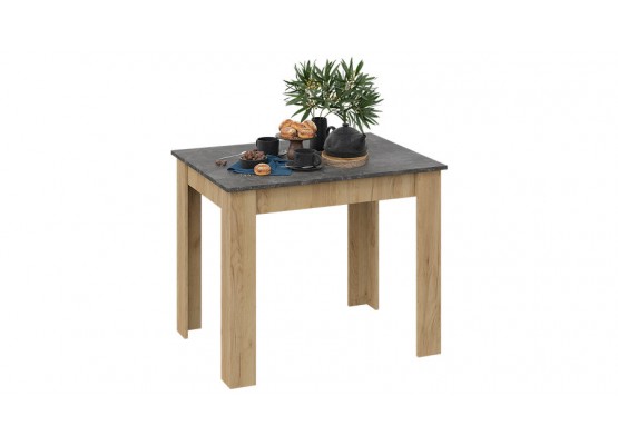 Стол обеденный «Промо» тип 1 - 011.000.000 Светло-коричневый, Асфальтный, ТриЯ