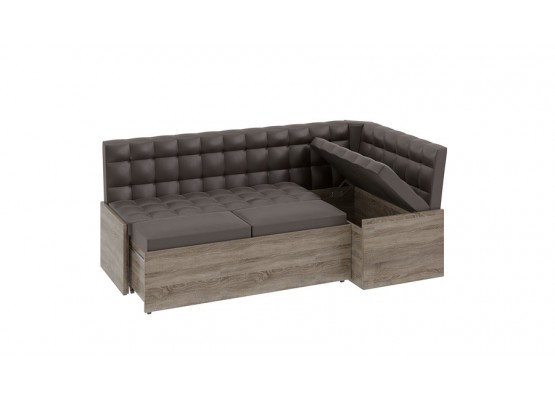 Скамья угловая «Форест» со спальным местом Кожзам, ТриЯ