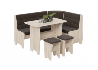 Кухонный уголок «Техас» Исп.2 Темно-бежевый, Коричневый