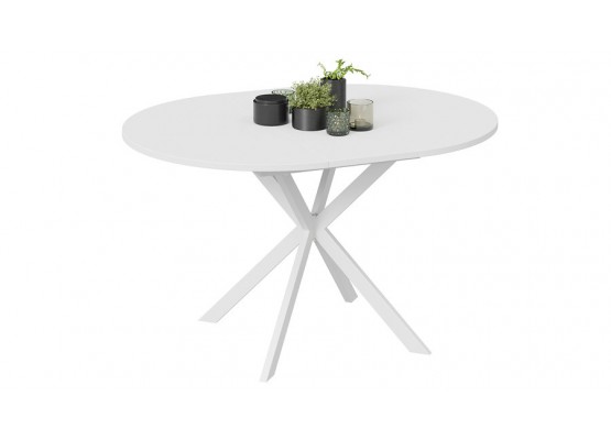 Стол обеденный раздвижной «Мэдисон» Тип 1 Белый, ТриЯ