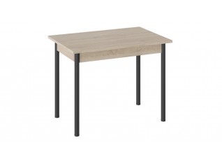 Стол «Родос» Тип 1 с опорой d40 Черный, Бежевый